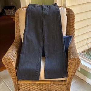 Faherty Black Wide Leg Pants
